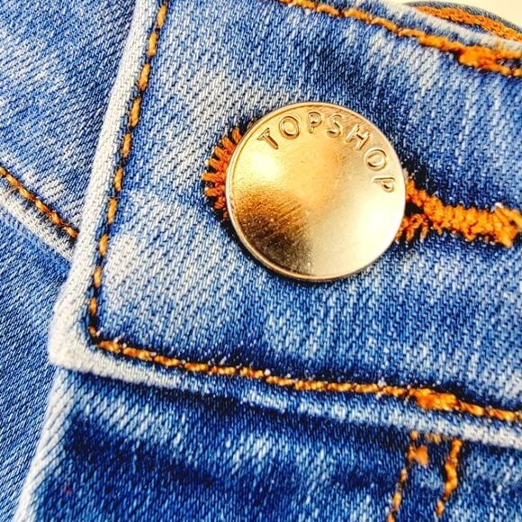 TOPSHOP Super High Waisted Joni Stretch Short Size 6P NWT - Picture 3 of 7